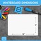 6 Pack Small White Board Dry Erase Boards Classroom Pack Mini White Boards 9"x12” Personal Whiteboards for Students Teachers School Supplies Lapboards l 6 Mini Whiteboard Erasers Included